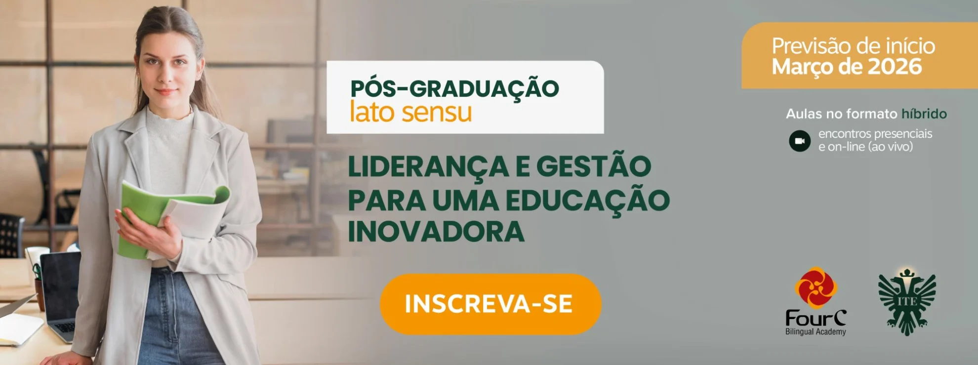 P&oacute;s - Lideran&ccedil;a e Gest&atilde;o para uma Educa&ccedil;&atilde;o Inovado