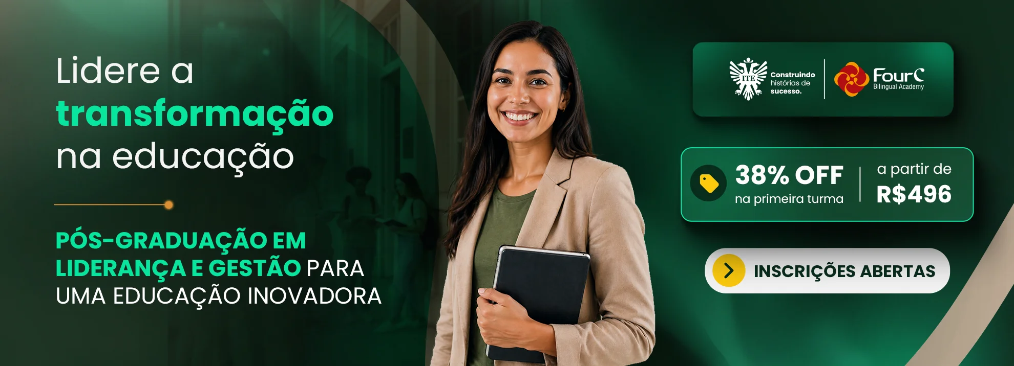 P&oacute;s - Lideran&ccedil;a e Gest&atilde;o para uma Educa&ccedil;&atilde;o Inovado