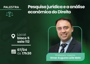 Palestra detalha a pesquisa jur�dica e a an�lise econ�mica do Direito