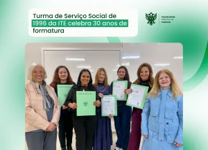 Turma de Servi�o Social de 1996 da ITE celebra 30 anos de formatura