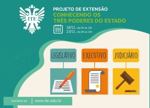 Projeto de extens�o ensina sobre os Tr�s Poderes