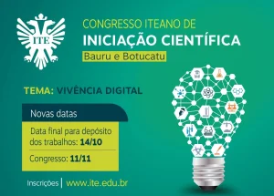 Congresso Iteano de Iniciao Cientfica tem novas datas
