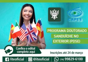 Doutorado Sandu�che no Exterior: confira o edital