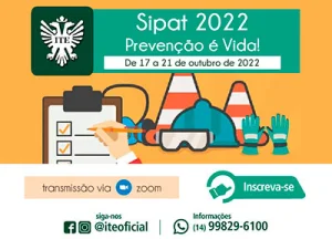 Sipat oferece ciclo de palestras de 17 a 21 de outubro