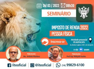 Semin�rio ensina sobre Imposto de Renda neste s�bado