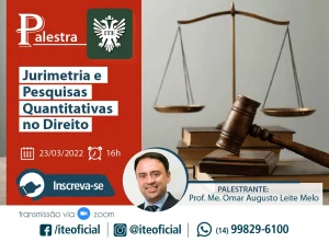 Jurimetria ser tema de palestra