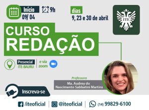 ITE abre inscri��es para curso de reda��o