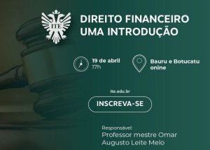 Palestra ensina sobre direito financeiro
