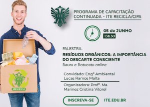 Sustentabilidade: palestra ensina sobre res�duos org�nicos