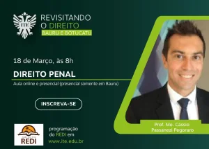 Direito Penal  o destaque do Redi neste sbado