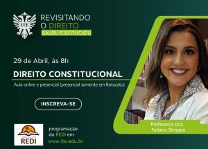S�bado tem Direito Constitucional no Redi