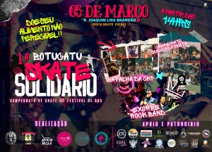 '1 Botucatu Skate Solidrio' tem apoio cultural da ITE