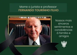 Morre o jurista e professor Fernando Tourinho Filho