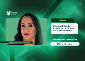 Palestra desta segunda destaca o 'Suas'