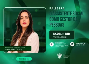 Palestra fala sobre o assistente social como gestor de pessoas