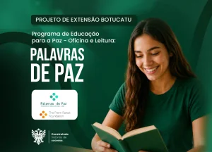 Botucatu: projeto de extens�o 'Palavras de Paz' recebe inscri��es at� 18 de setembro
