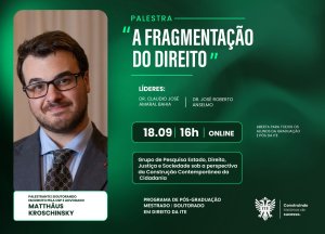Palestra fala sobre a fragmenta��o do direito