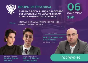 Omisso Legislativa Parcial vem como tema de encontro nesta quarta