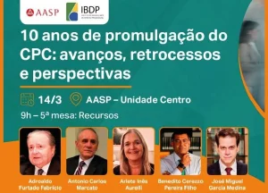 Iteano falar em congresso sobre os 10 anos do CPC