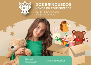 ITE arrecada brinquedos at 31 de outubro