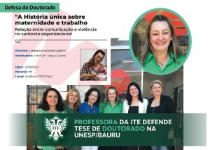 Professora da ITE defende tese de doutorado na Unesp/Bauru