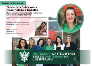 Professora da ITE defende tese de doutorado na Unesp/Bauru