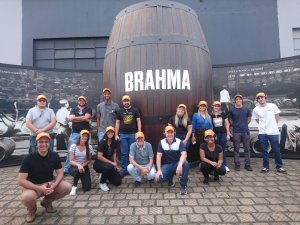 Visita t�cnica levou � cervejaria Ambev
