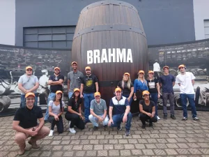 Visita tcnica levou  cervejaria Ambev