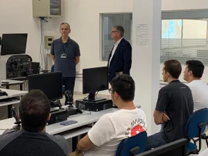 Comandantes de Airbus visitam a ITE