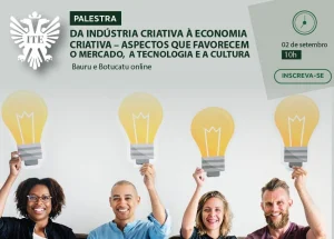 A indstria criativa ser foco de palestra neste sbado