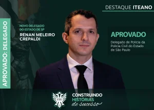 Iteano  aprovado para delegado da Polcia Civil de So Paulo