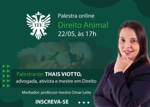 Direito animal ser� tema de palestra