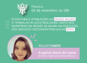 Servio Social: palestra ensina sobre Drads e Suas