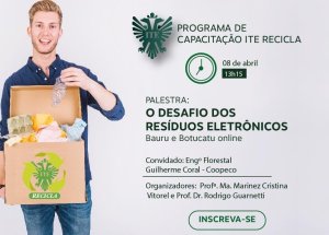 ITE Recicla realiza palestra sobre res�duos eletr�nicos