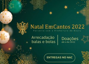 'Natal Emcantos 2022' recebe balas e bolas at� 15 de dezembro
