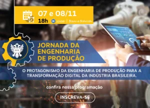 ITE realiza Jornada da Engenharia de Produo nos dias 7 e 8 de novembro
