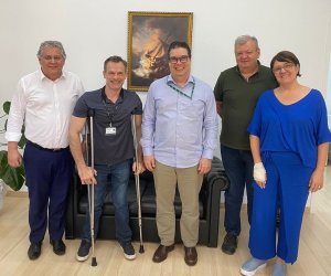 ITE recebe coordenador municipal de Pol�ticas P�blicas para a Pessoa com Defici�ncia