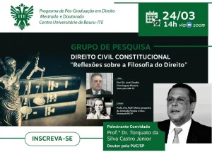Grupo de pesquisa realiza palestra sobre a filosofia do Direito