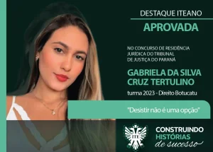 Egressa de Direito de Botucatu  aprovada no concurso de Residncia Jurdica do TJ-PR