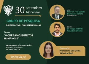 Direito Civil Constitucional oferece palestra nesta tera