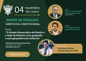 Direito Civil Constitucional oferece palestra nesta tera