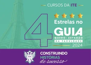 Cursos da ITE tm 4 estrelas no Guia da Faculdade