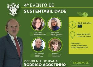 Presidente do Ibama participa do 4� Evento de Sustentabilidade da ITE