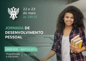 Vem a a 'Jornada de Desenvolvimento Pessoal'