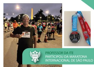 Professor da ITE participou da Maratona Internacional de S�o Paulo