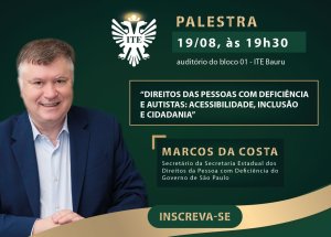 ITE recebe o secret�rio de Estado dos Direitos da Pessoa com Defici�ncia