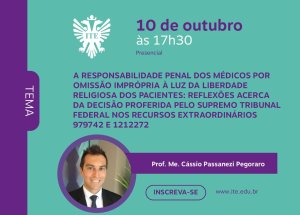 Palestra aborda a responsabilidade penal dos m�dicos