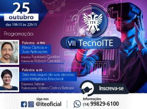 VII TecnoITE vem com palestras nesta ter�a