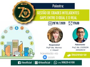 Palestra da ITE debate a gest�o de cidades inteligentes