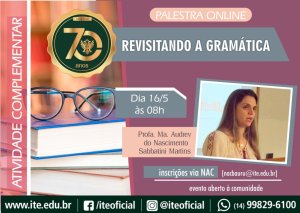 Minicurso d� dicas sobre a gram�tica no cotidiano